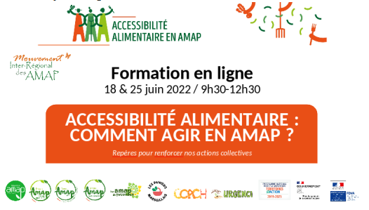 Écho de formation collective ‘Accessibilité alimentaire : comment agir en AMAP ?’